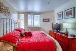 Master bedroom with king or queen bed